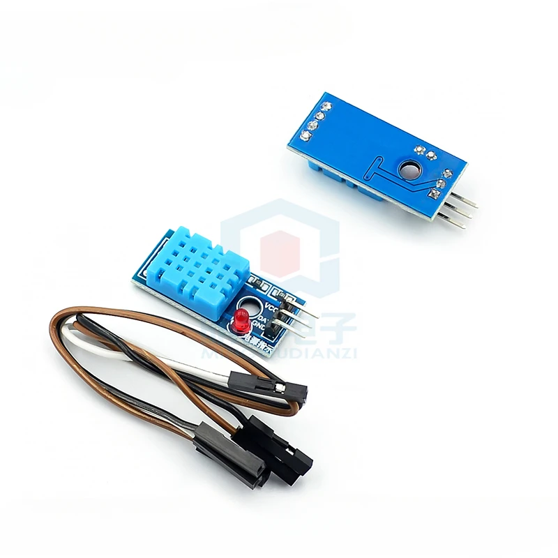 

DHT11 Temperature and Humidity Module WiFi Node Module Mini Digital Temperature and Humidity Sensor Electronic Building Blocks