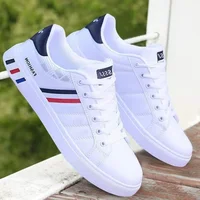 Versatile Low-Top Sports Shoes for Teens And Students Casual Style Waterproof Upgraded PU Leather Unisex Trendy And Handsome