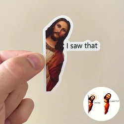 Jesus, I Saw That Humorous Stickers - Ideal for Laptops, Water Bottles & More | Unique Gift Idea (2PCS)