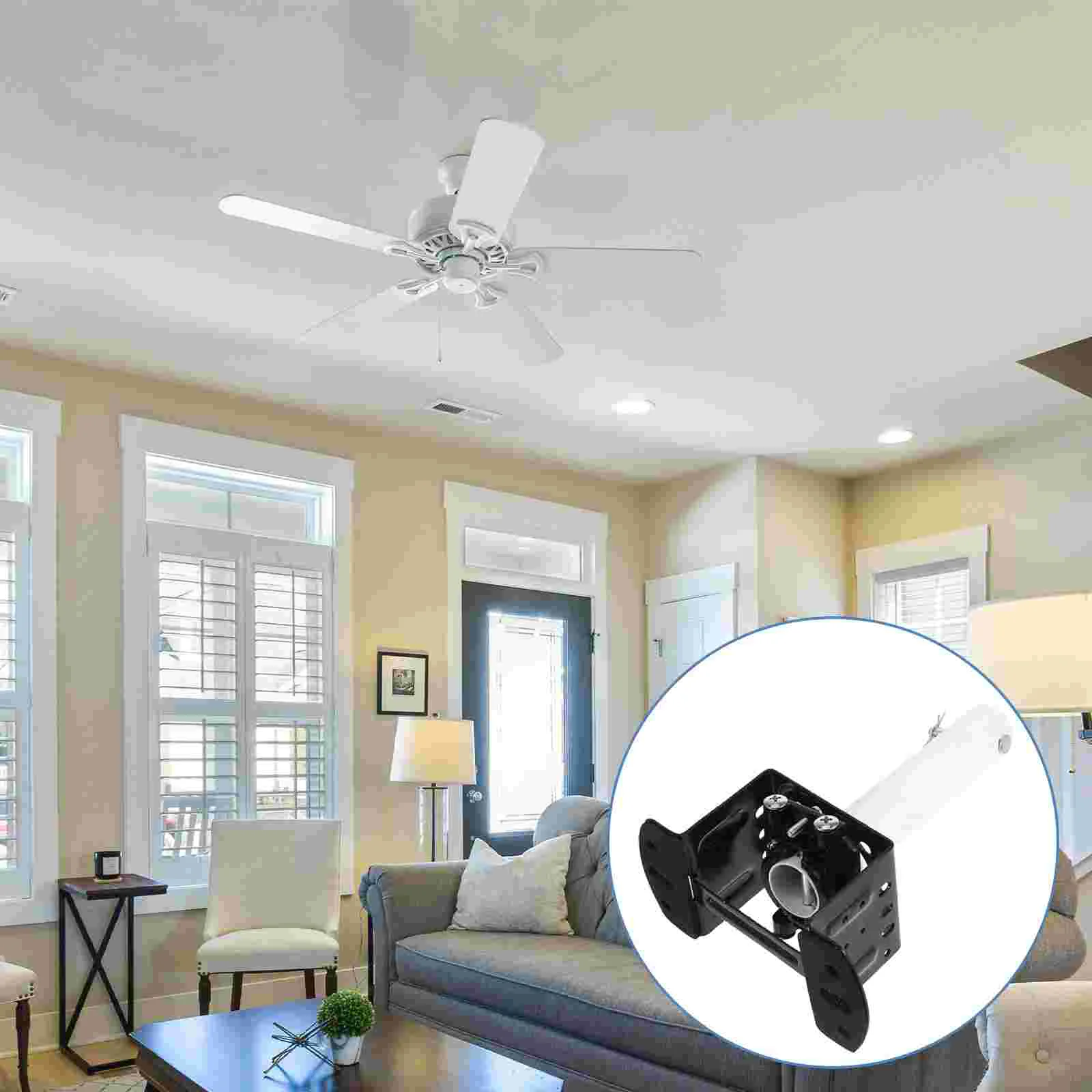 Household Ceiling Fan Accessories Lifting Hooks 1850X1250X630CM Iron Flush Mount