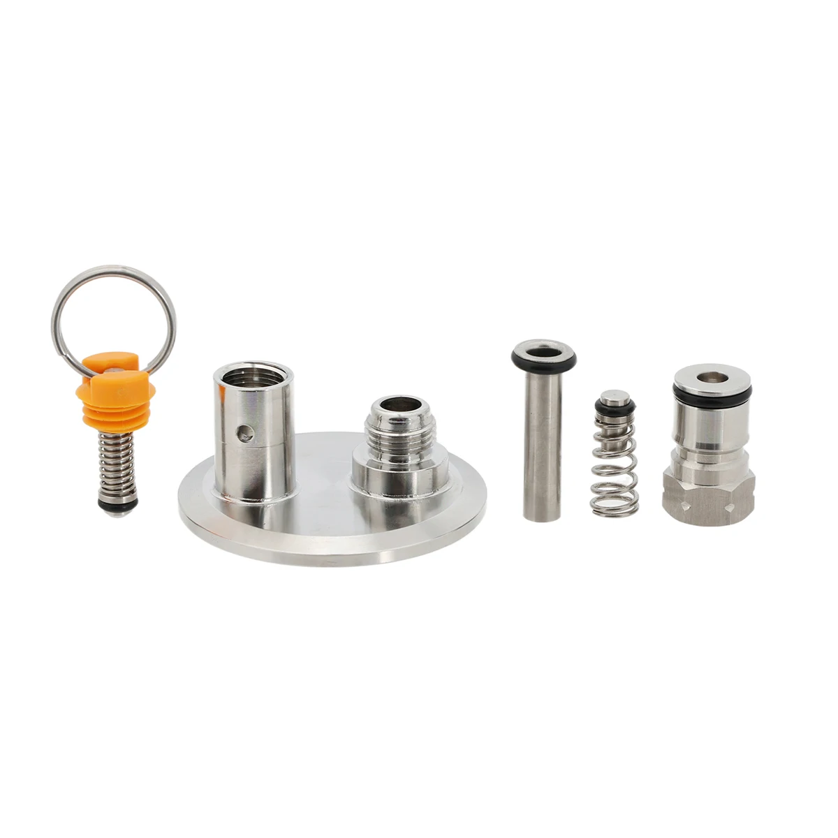 2" Tri-clamp End Cap PRV Ball Lock Gas Post Dry Hopper Lid Closed Pressure Transfer Homebrew Conical Fermenter Parts homebrew fermenter parts