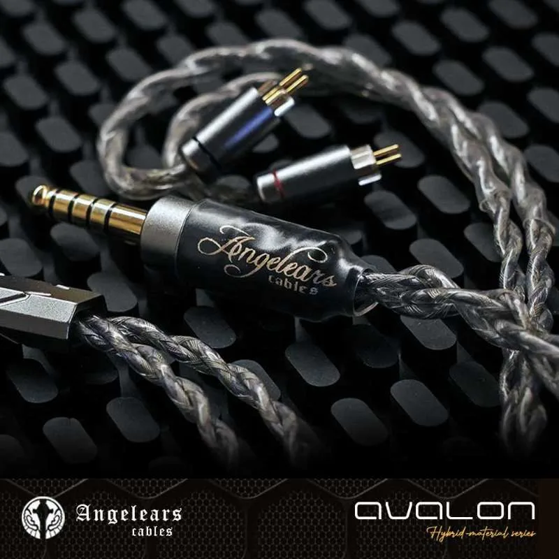 Angelears Avalon 4.4mm 0.78 2pin Copper-Silver Alloyplated Square 