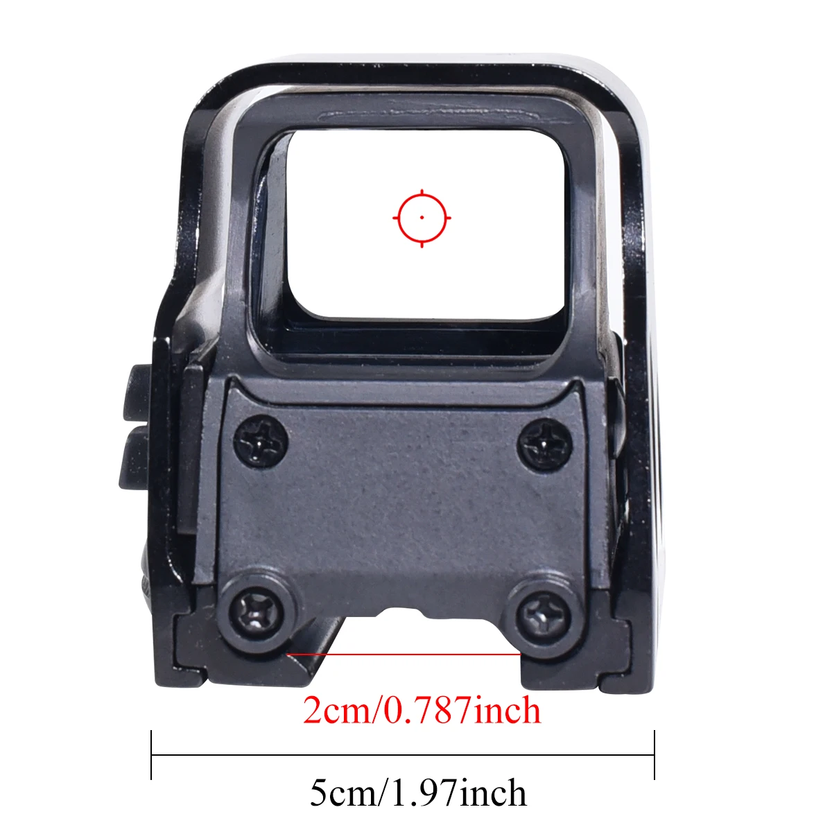 HD556/557 Reflex Green Red Dot Collimator Sight  Adjustable Compact Rifle Scope Accessory Fit Hunting 20mm Mount Airsoft Gun 3