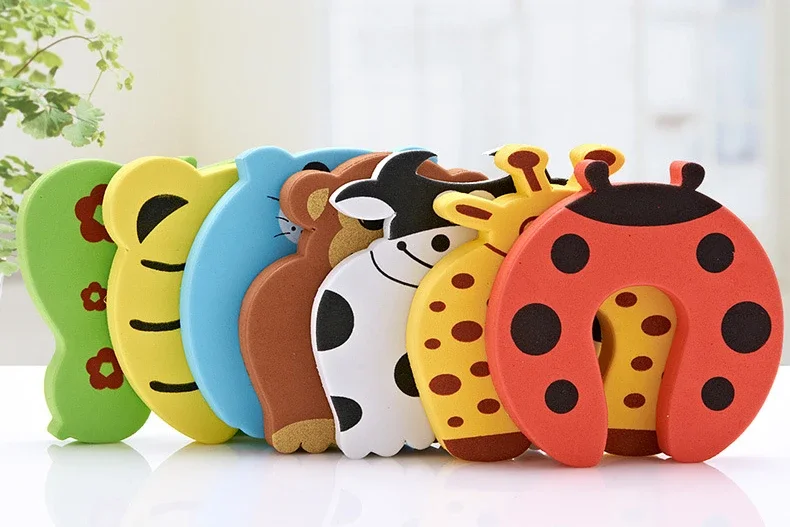 Child Safety Animal Door Stop Collision Prevention Anti pinch Door Seam Protector silicone door stopper door stopper bumpers door stopper door finger pinch guards