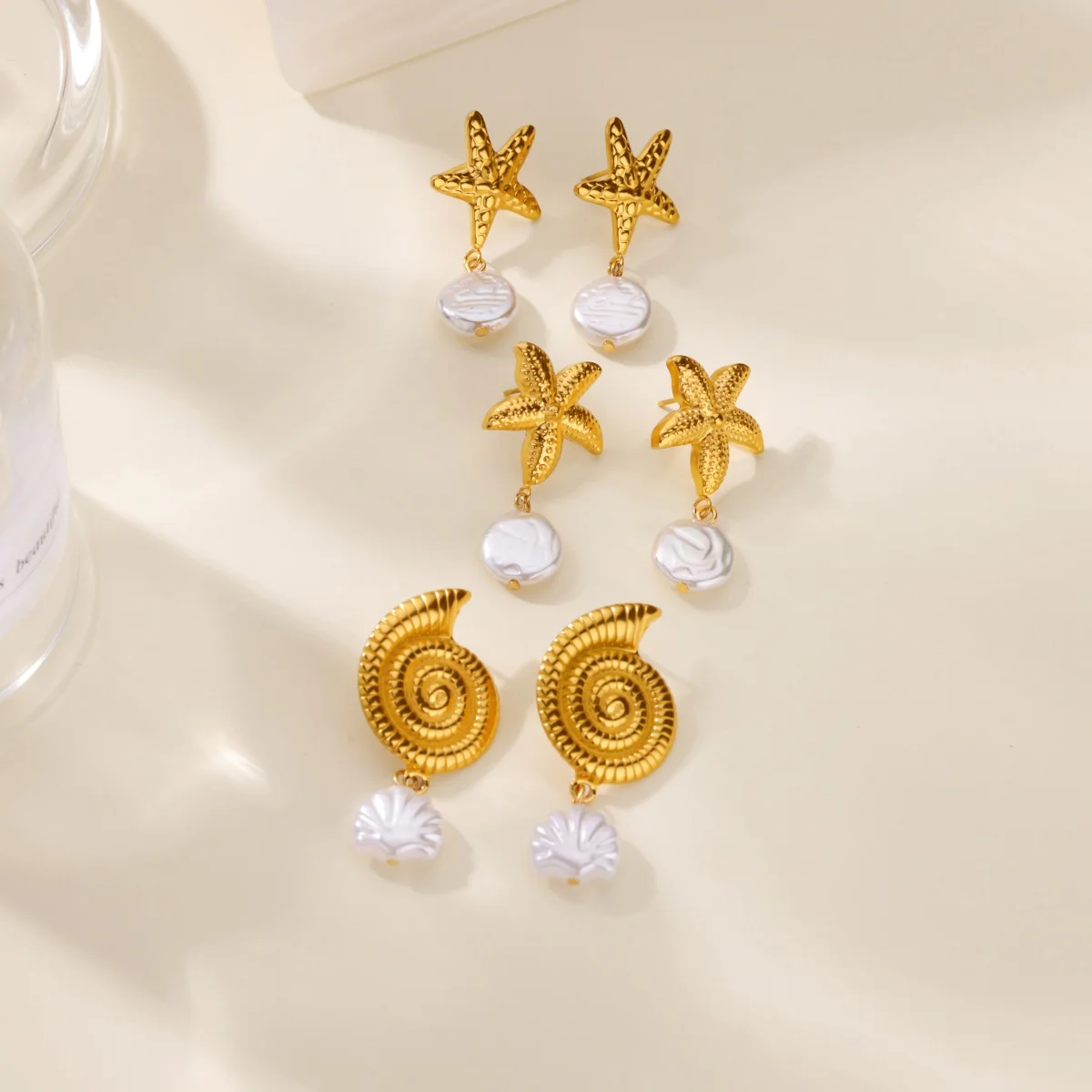 Jewelry, Earring, For Women, Stainless Steel, Beach Vacation