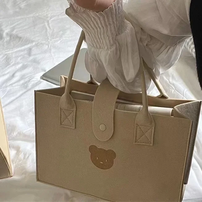 Enhanced Thickened Felt Bag - Portable, Durable Handheld Tote