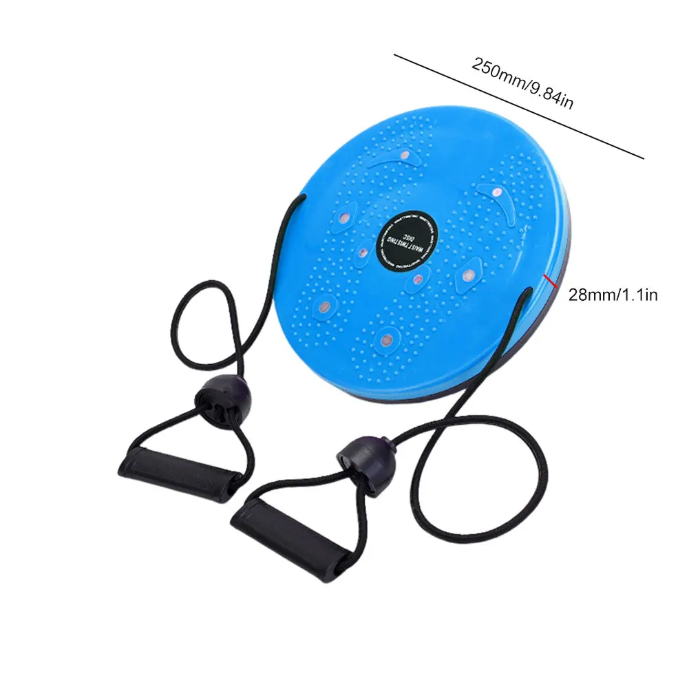 Twist Waist Disc with Pull Rope Torsion Body Dance Plate Multifunction Weight Loss Aerobic Exercise Tool