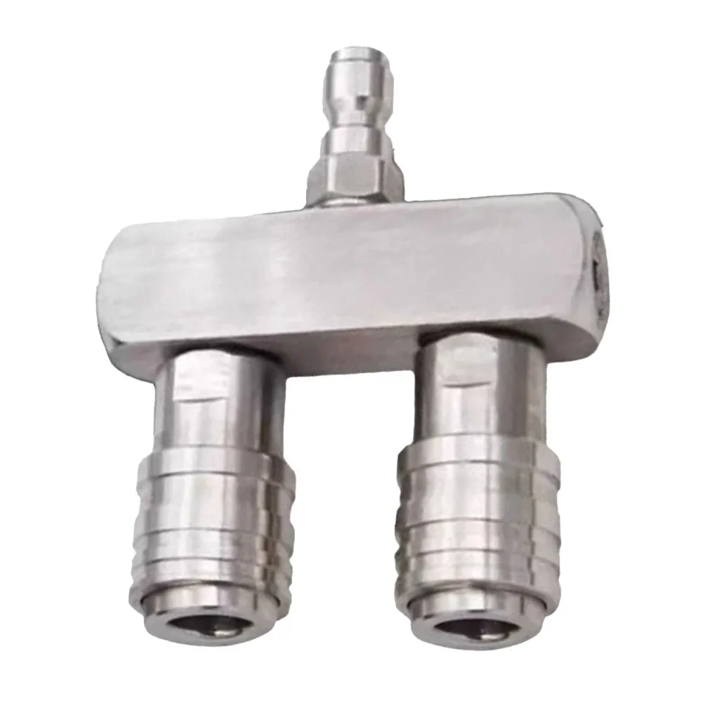 

Spray Nozzle Replace Washer Nozzle Efficient 2-in-1 Dual Tips For Powerful Cleaning Pressure Washer Parts Stainless Steel