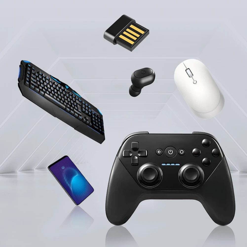 USB 블루투스 호환 5.4 동글 어댑터 음악 오디오 수신기 송신기 블루투스 호환 동글(Windows 11/10/8.1용)