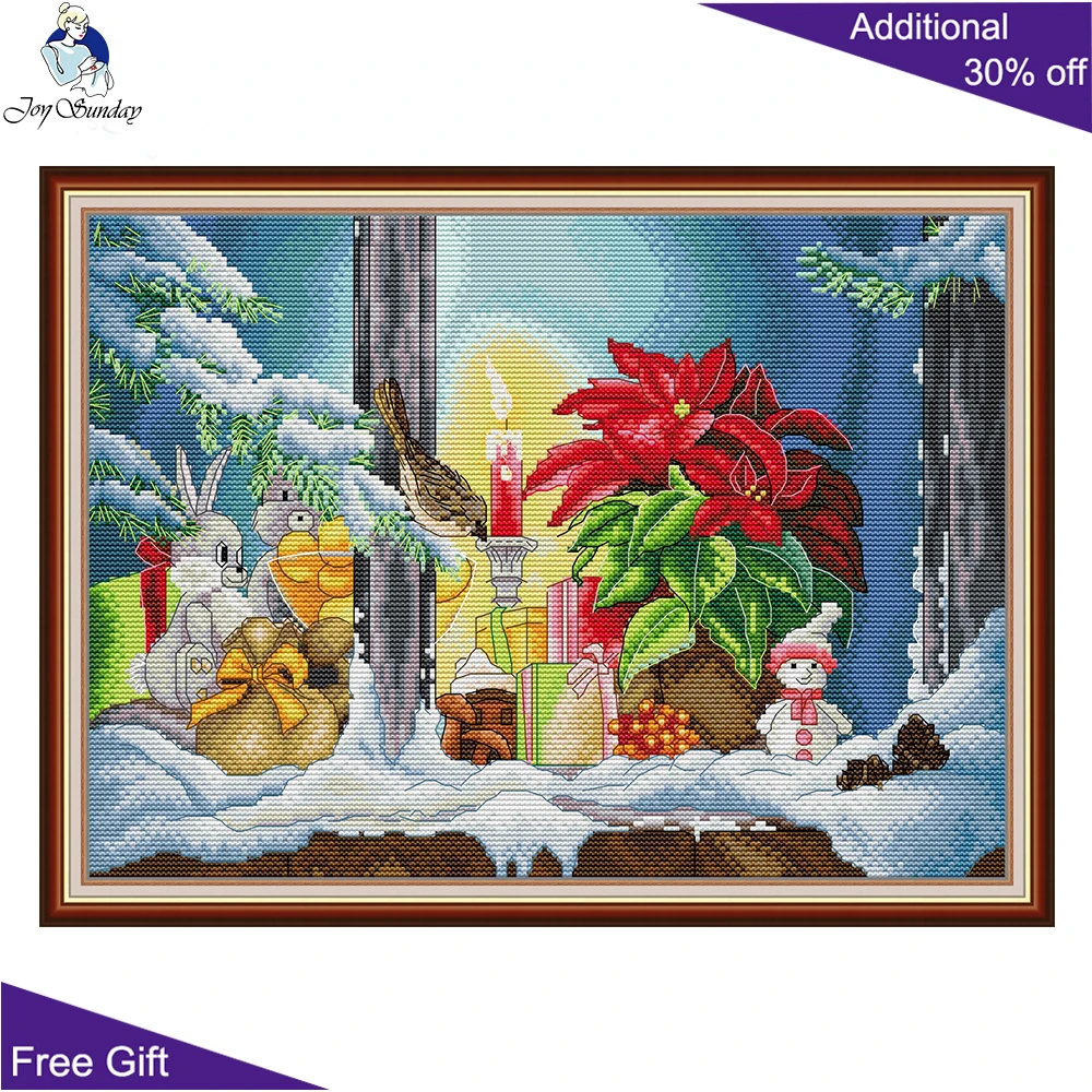 Bird Outside The Window DA584 Counted Stamped Home Decor Christmas Animal  Needlework Needlepoint Cross Stitch Kit|Package| - AliExpress