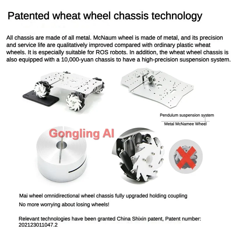 2WD 3WD 4WD 자동차 섀시(모터, 메카넘 아커만 휠 포함) 전방향 프로그래밍 가능 로봇 자동차 섀시