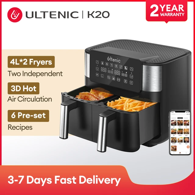 Ultenic K20 Dual Basket Air Fryer