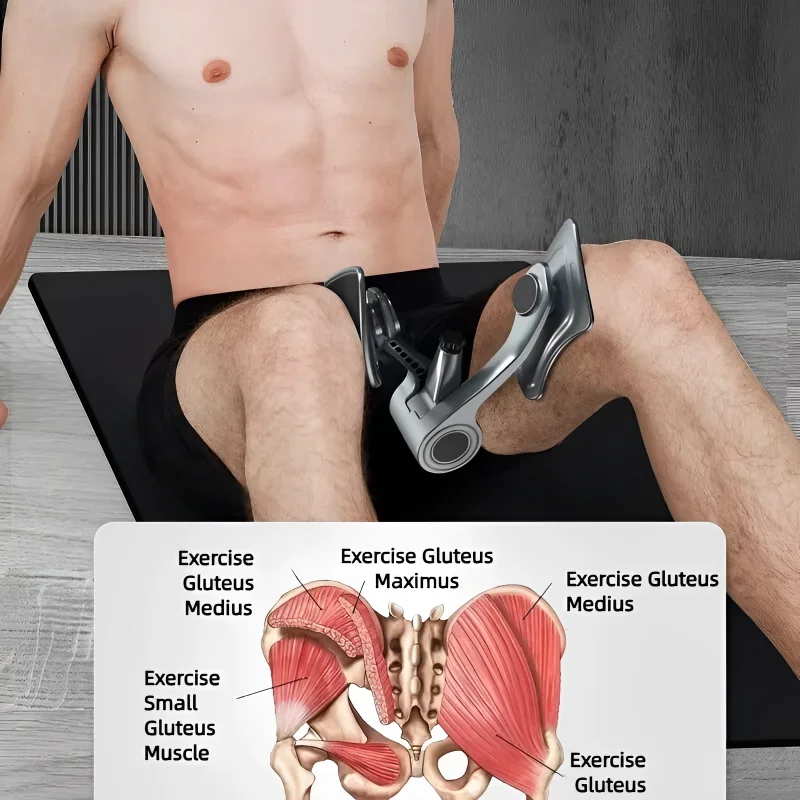 Kegel Fitness Muscle Trainer Home Exercise Pelvis Pelvic Muscle Trainer Buttock Equipments for Men Floor Exerciser-Strengthen
