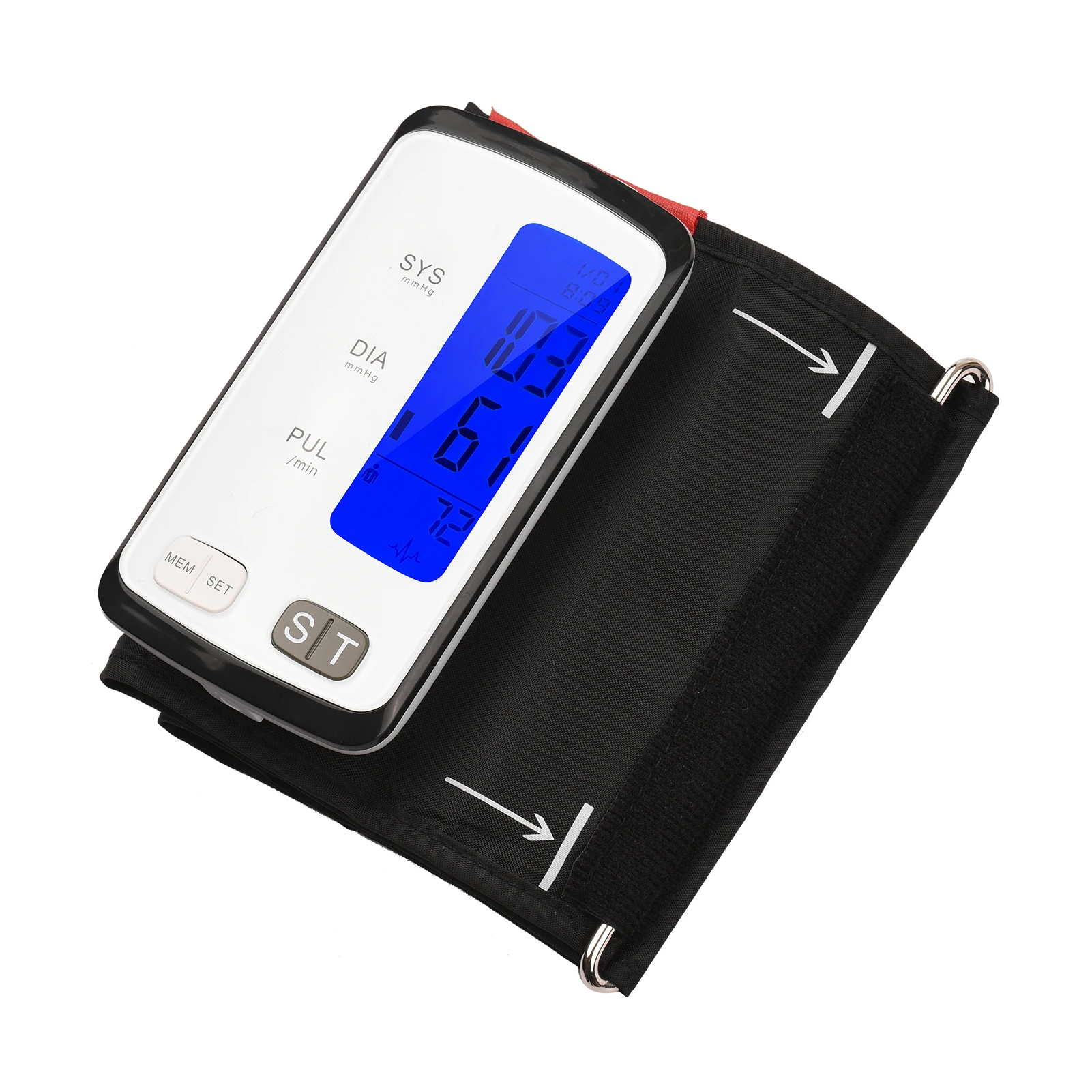ELERA Automatic Digital Lcd Upper Arm Blood Pressure Monitor Heart Beat  Rate Tonometer Sphygmomanometers With Backlight - AliExpress