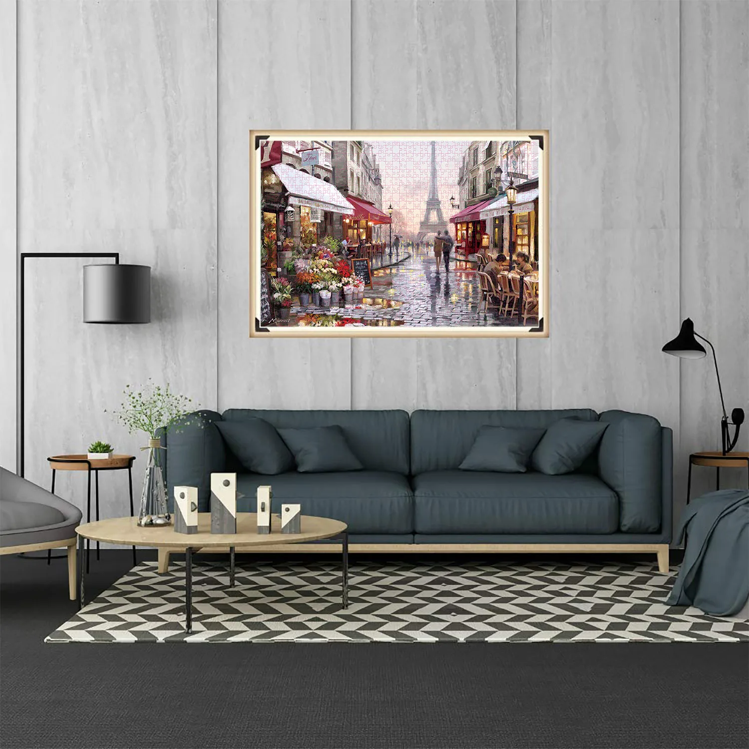 1000 Pieces Paris Street Jigsaw Puzzle Home Decor Adults Puzzle Games Family Fun Floor Puzzles Educational Toys for Kids
