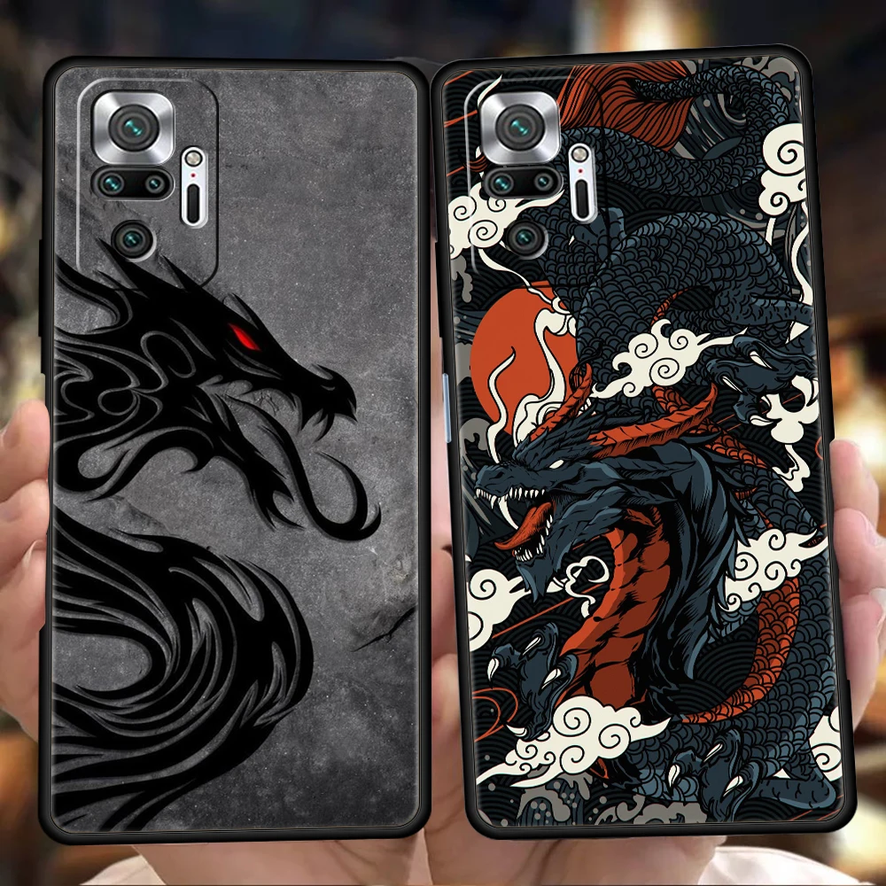 Exquisite Dragon Silicone Phone Case - Durable Protective Shell s Coque