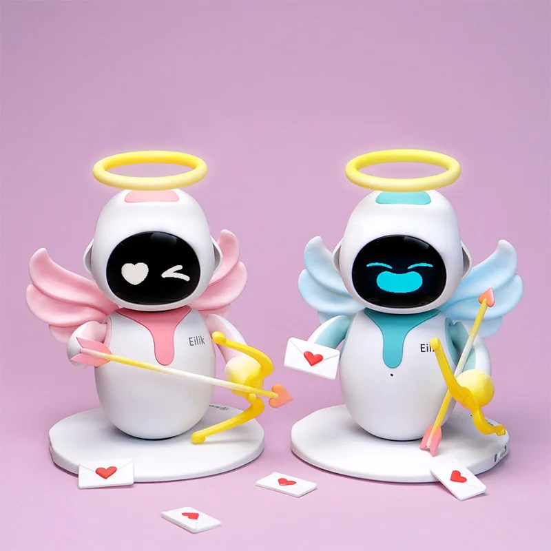 Yinghe Smart Robot Pet Electronic Toy AI Artificial Intelligent Dialogue Interaction Desktop Pet Emotional Robot Children gift