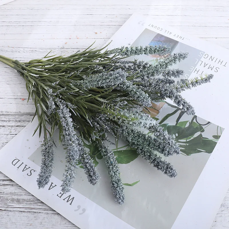 Elegant Artificial Lavender and White Floral Bouquet for Home and Event Décor