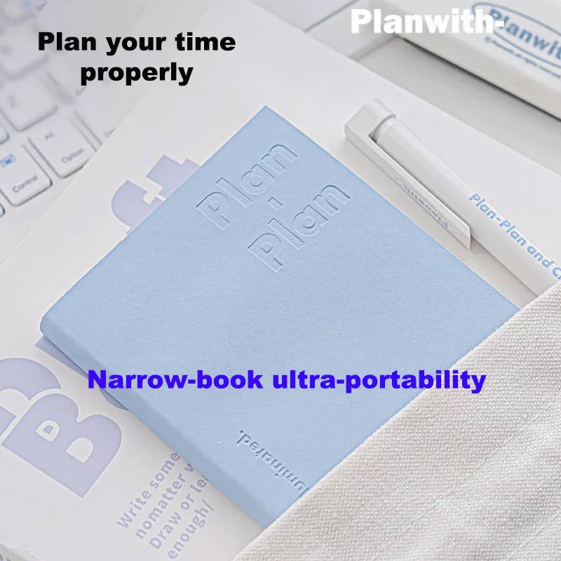 Planwith To Do List Notepad Undated Daily Planner Notebook, Task CheckList Organizer Agenda Pad for Work Study with ABC Stickers 5