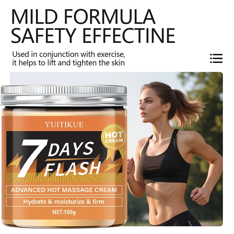 YUITIKUE 7 Days Shine   Premium 100g Hot Compress Massage Cream - Moisturizing, Nourishing, and Firming