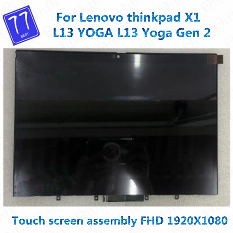

Оригинальный сенсорный экран FHD для ноутбука 13,3 дюйма, сменный экран для Lenovo ThinkPad L13 YOGA GEN 2 20VL 20VK 21AD 21ae