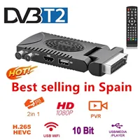 ТВ-приемник DVB-T2 H.265 1080P HD TDT для Европы (Испания, Италия, Франция, Польша) с поддержкой YouTube, EPG и Mini Scart, модель 2026 года