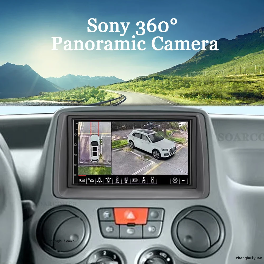 Car Radio 7" Android 14 for FIAT Panda 2003-2012 Stereo Multimedia Player Navigation Autoradio Carplay Auto car multimedia player car radio