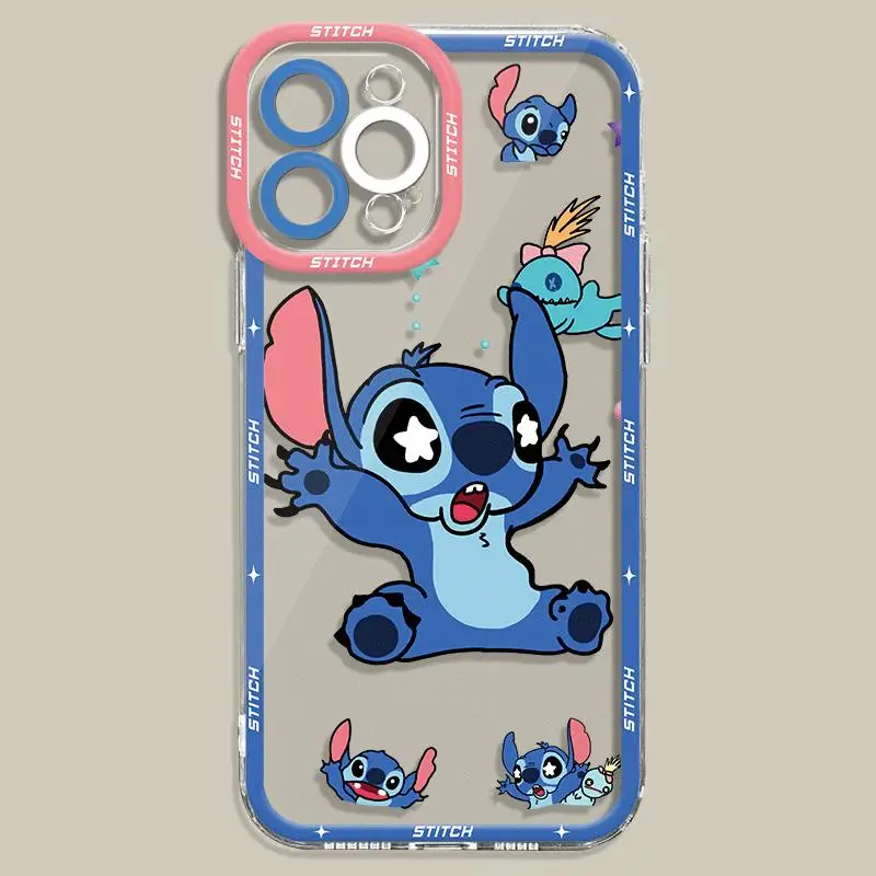 thumbnail image 1 of Disney Stitch Cute Phone Case for Apple iPhone 15 Pro Max 13 14 Plus 12 Mini 11 Pro XR 8 SE 7 6S XS MAX Shockproof Armor Cover, 1 of 5