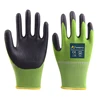 Work Gloves Green Bamboo fibers PU or Nitrile Garden Gloves Lightweight Breathable Safety Protective Gloves for.jpg