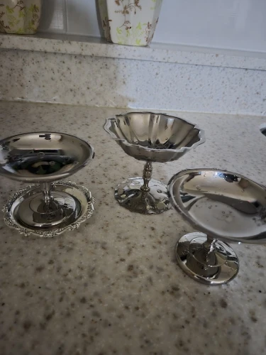 Retro Stainless Steel Dessert Cup, customer photo