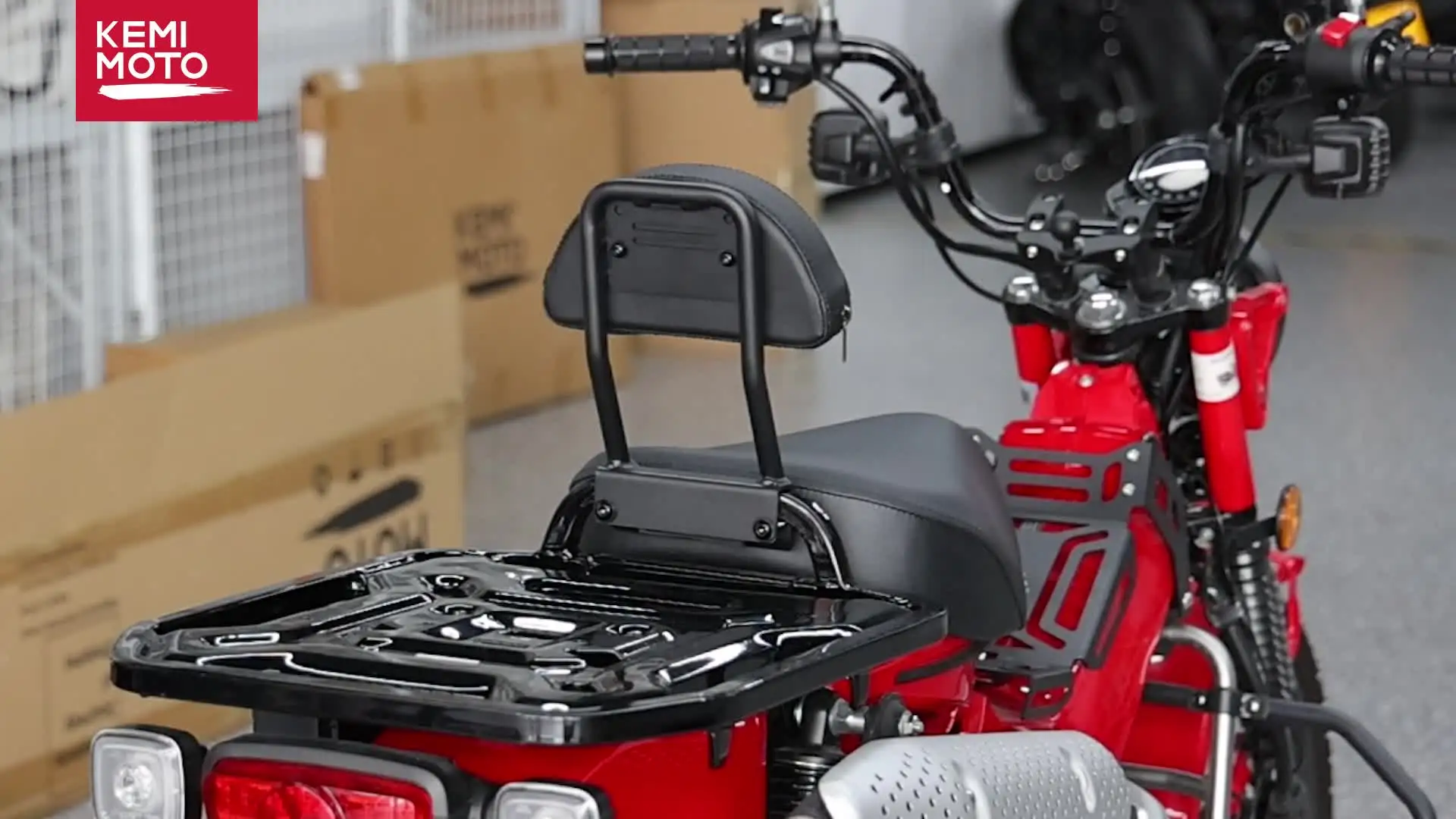 KEMiMOTO CT125 ハンターカブ バックレスト 2021-2024対応