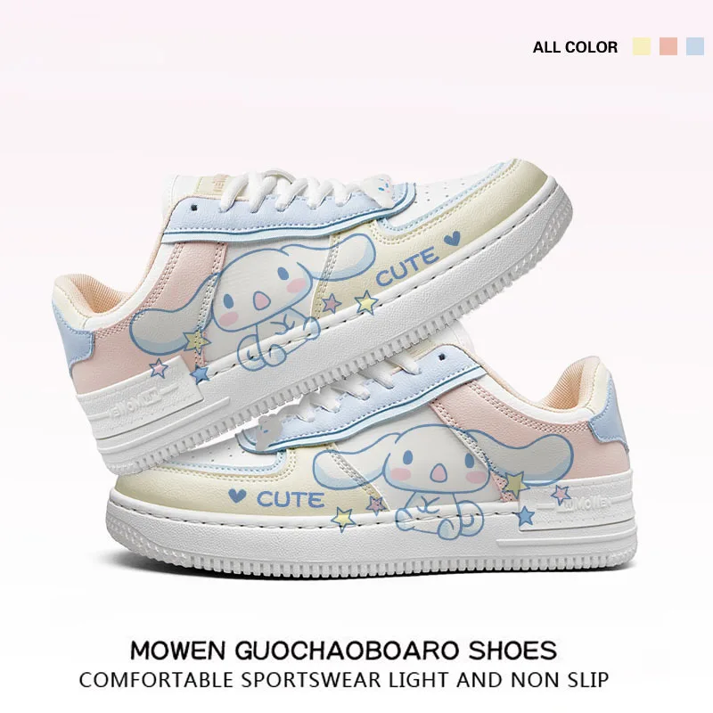 

Аниме обувь Kawaii взрослые мультфильмы Cinnamoroll Нескользящие кроссовки Melody Hellokitty студенческий стиль низкие кроссовки для мальчиков и девочек подарок