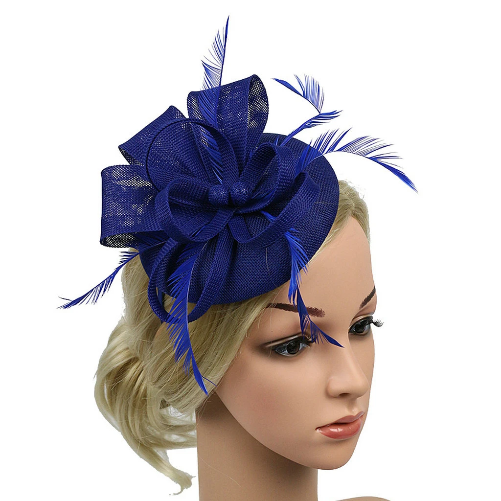 Ladies Day Flower Fascinator Brooch Pin Clip Wedding Hat Royal Ascot Party Race
