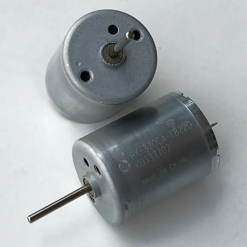 미니 24mm MABUCHI RK-370CA-18220 DC 6V-18V 12V 9300RPM 고속 370 전기 모터 긴 샤프트