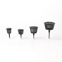 50Pcs Plastic Garden Bonsai Fertilizer Tool Basket Box Case Plant Portable With Lid Nursery Pots Plant Soil Care tools 2
