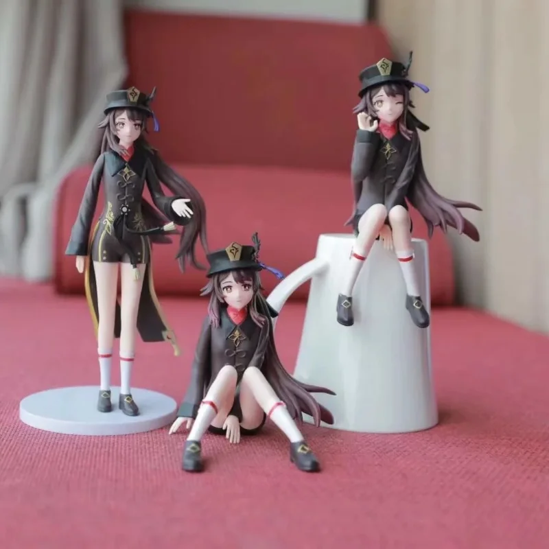 

Genshin Impact Figure Hu Tao Standing and Sitting Action Figures Original Anime Game Figure Collection Ornaments Doll Gift Toys