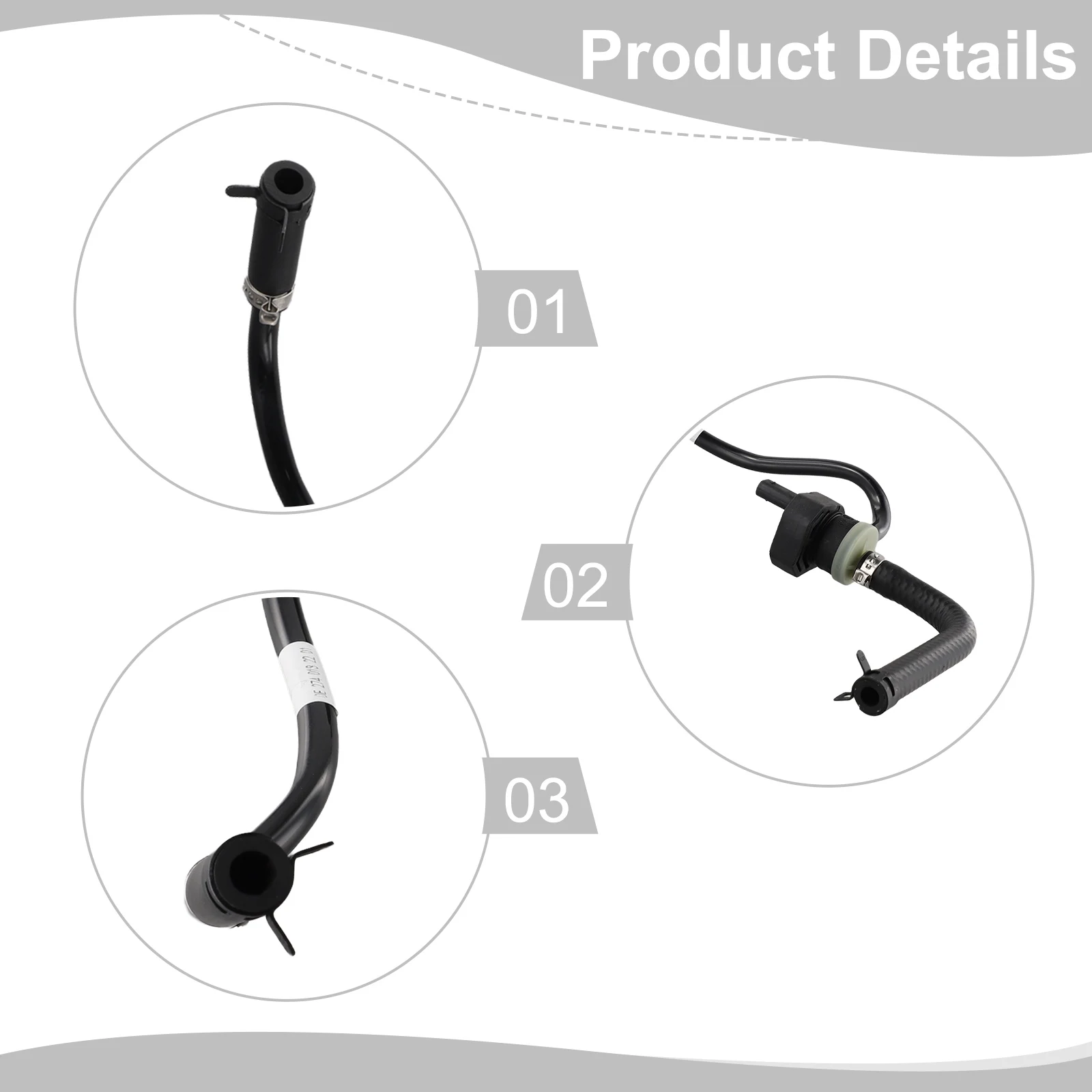 Valve D’aération De Remplacement Pour Mercedes Classe C W205 Et GLC W253 - Numéros OEM A2740187201, A0009975012, A2740182201 - En ABS Noir - Facile à Installer