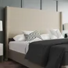 Wingback Platform Bed, Durable Engineered Wood Frame, No Box Spring Needed, Lightweight Design, king Bed 6