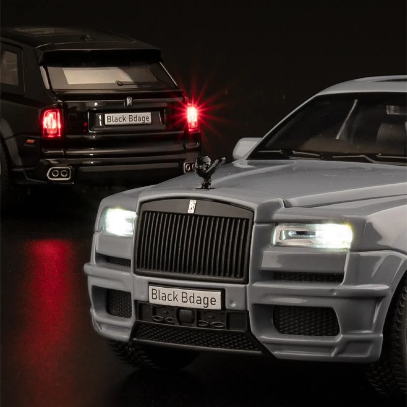 1:32 Rolls Royce Cullinan SUV Alloy Luxy Car Model Diecast Metal Toy Car Vehicles Model Simulation Sound and Light Children Gift 3