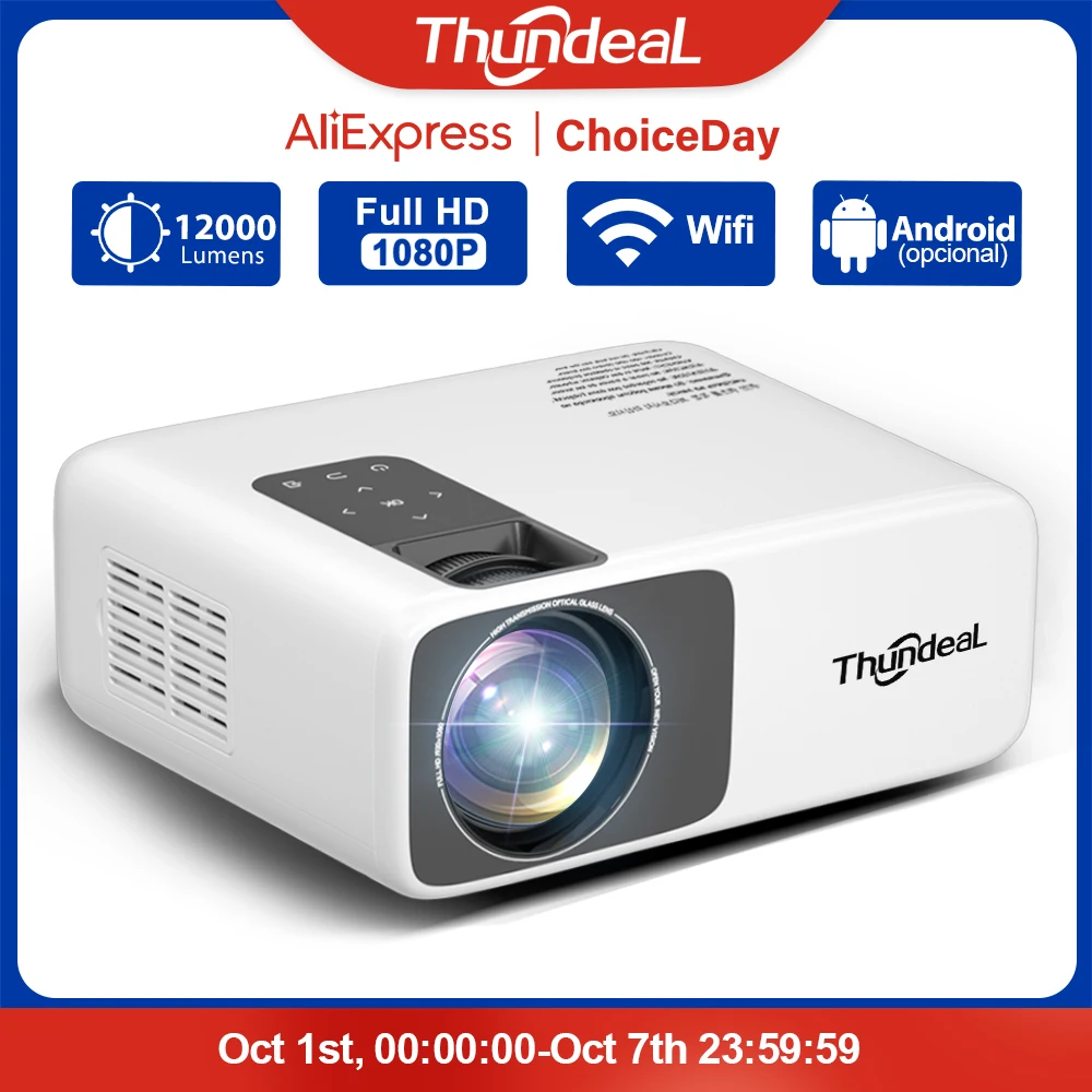ThundeaL-TD93Pro-Mini-Portable-Projector-Full-HD-1080P-Projctor-WiFi ...