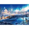 1000 Pieces Snow Night Aurora Jigsaw Puzzles for Adults Home Decor Games Family Fun Floor Puzzles Educational Toys 3