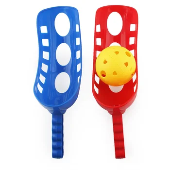 Scoop Ball Game Set Catch Balls Kids Outdoor Beach Toys Lawn Backyard Fun Lacrosse Track Giant Garden Toss Game Activity 1