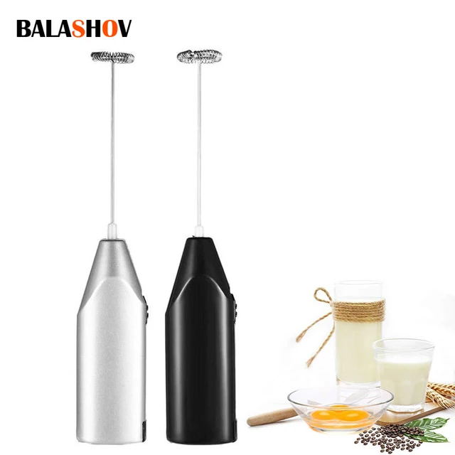Mini frullatore elettrico per schiuma di latte frullatore per frusta per caffè senza fili frullino per le uova portatile miscelatore per montalatte per Cappuccino utensili per frusta da cucina 1