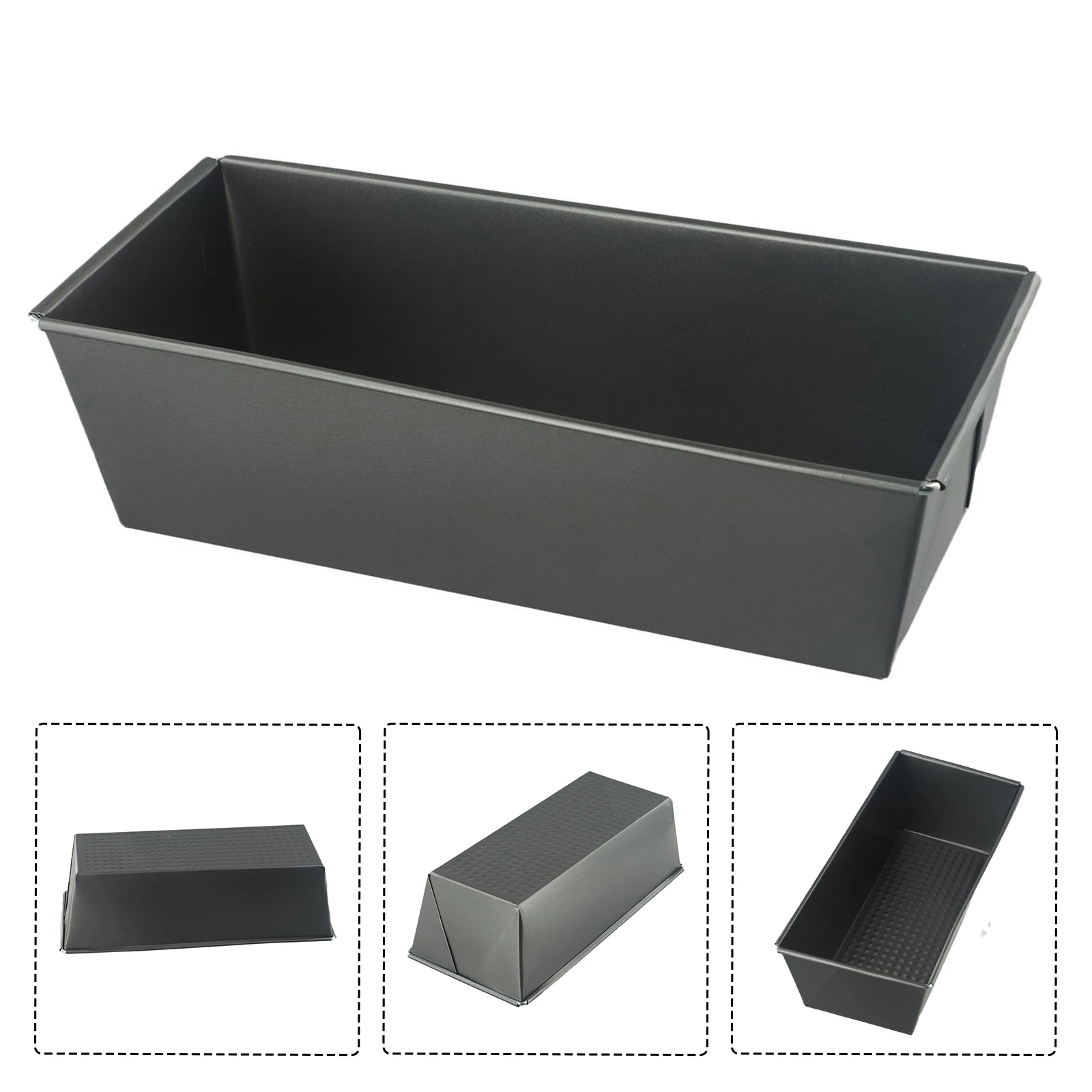 Description Picture 2 of item1PCs Baking Mold Home Rectangular Toast Mould Non-stick Cake Bread Loaf Pan Tray Pizza Plates Grill Pot Kitchen Cooking Tools