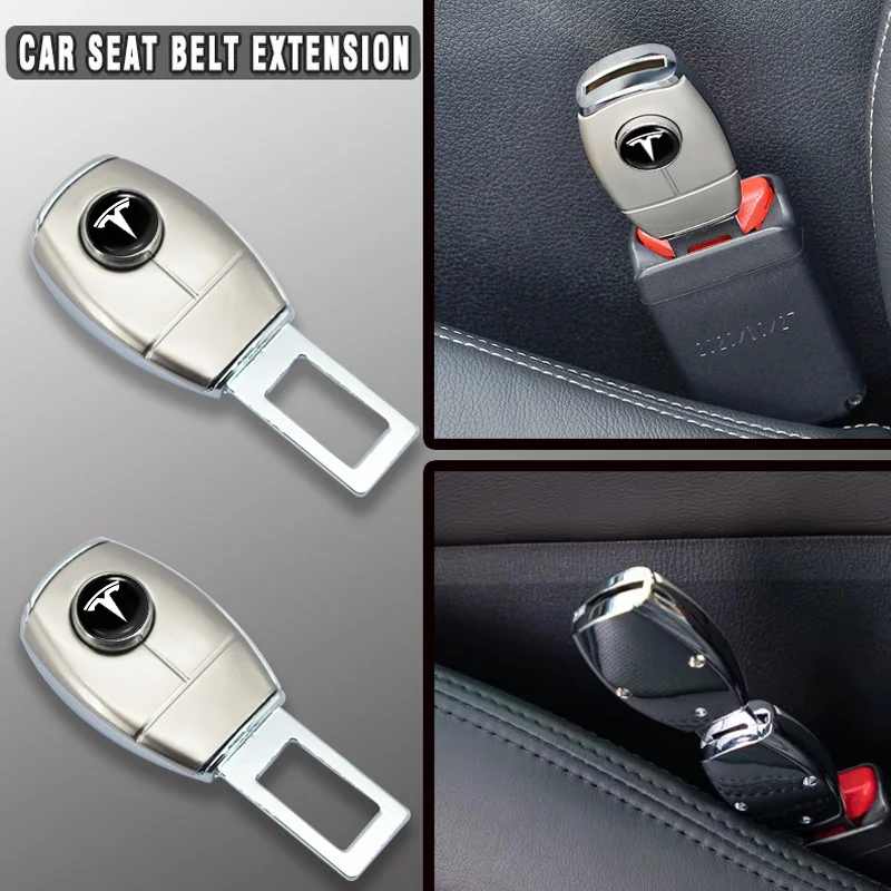 Car Seat Belt Extension Auto Belts Extender for Tesla Model 3 X S Y