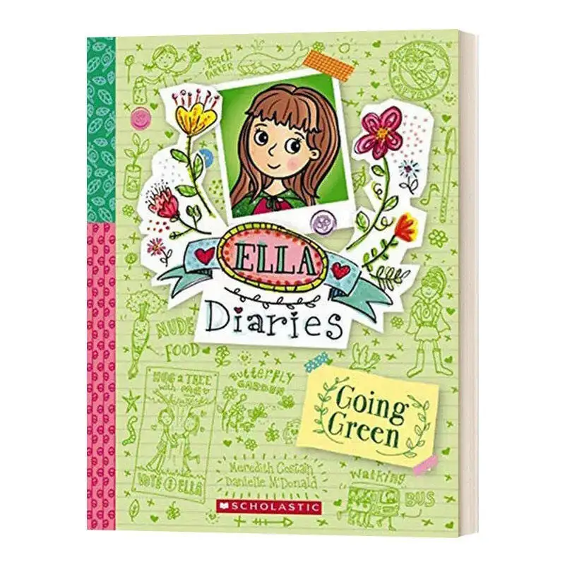 

Milumilu Ella Diaries #11: Going Green Advanced Reading Materials For Teenagers And Children Original English Books