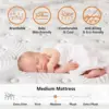 Twin XL Mattress, 12 inch Hybrid Gel Memory Foam Mattress with Pocket Springs, Mattress in a Box, Medium Firm, Motion Isolation, 5