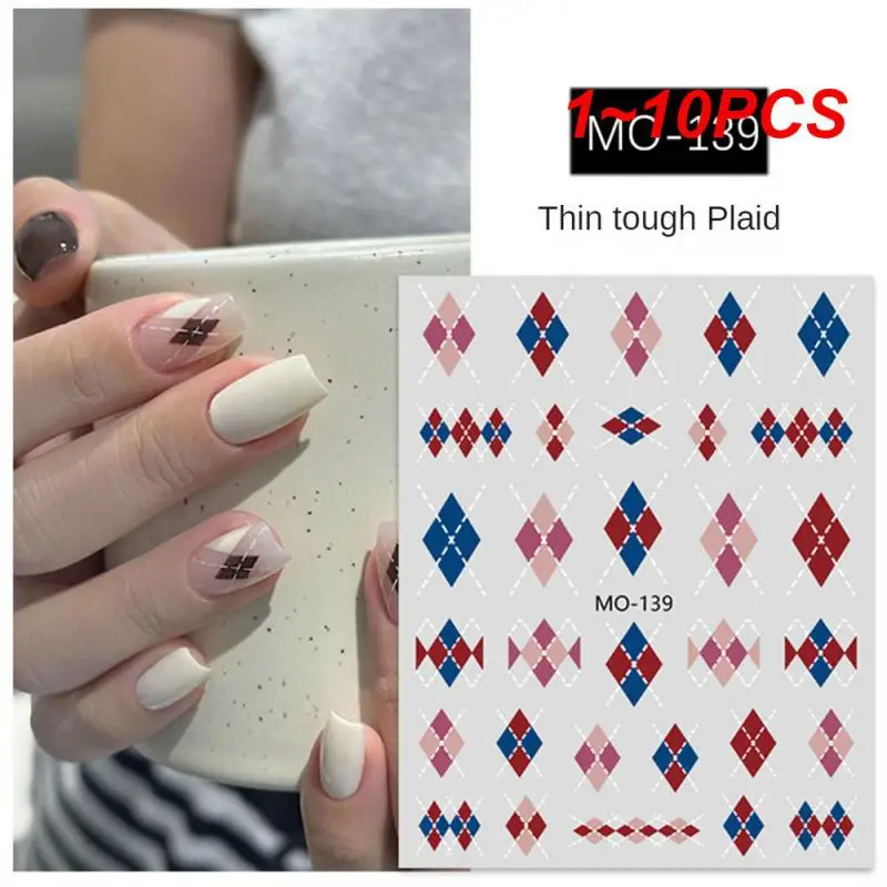 

1-10 шт., наклейки для ногтей