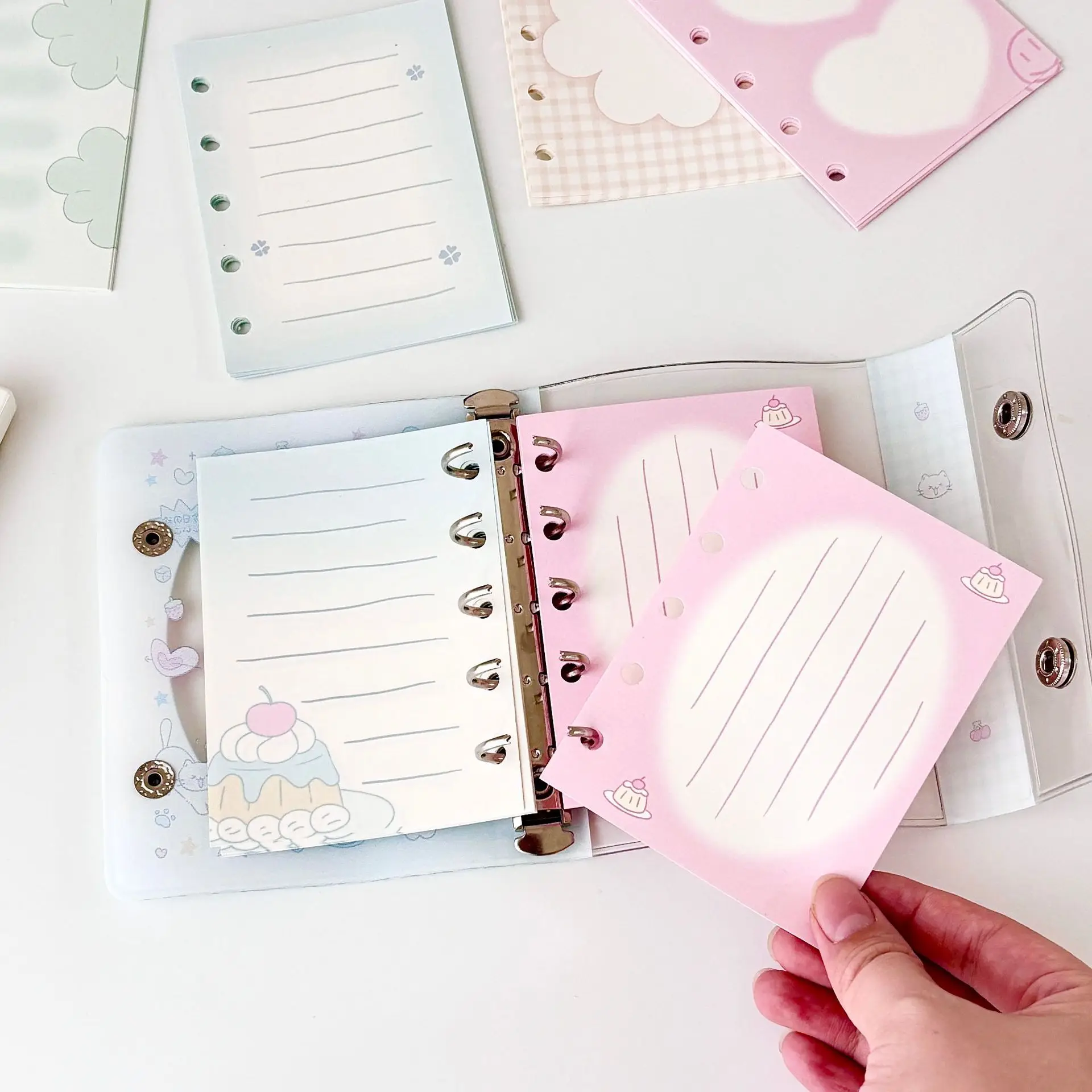 Cute & Colorful Loose Leaf Journal Pages - 60 Sheets