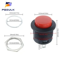 6PCS Momentary Push Button Switch 16mm Momentary 6A/125VAC 3A/250VAC Round Switches R13-507 BLACK RED GREEN WHITE BLUE YELLOW - Image 6